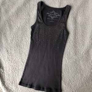 ⭐️4/$20⭐️ American Rag rhinestones tank